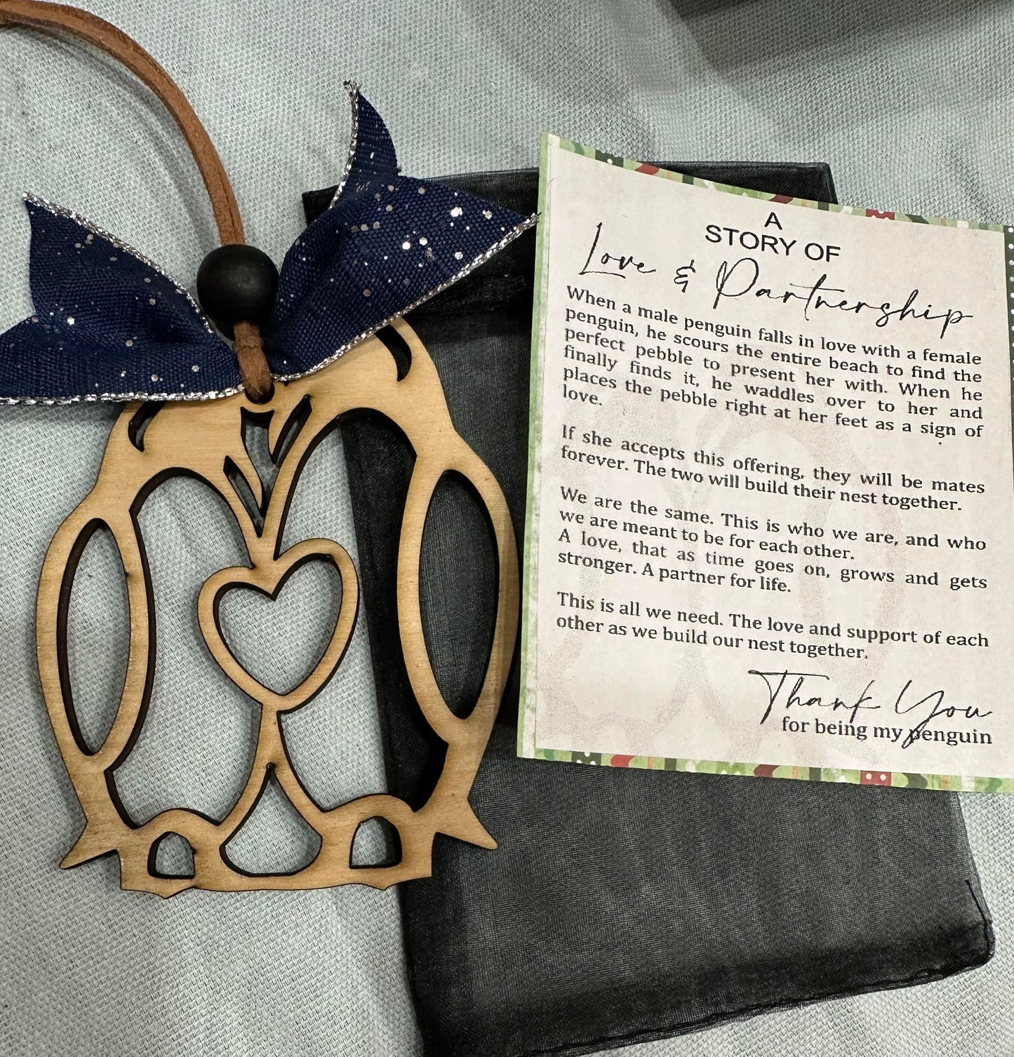 Ornament- Penguin A story of Love and Partnership