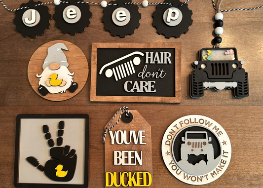 3D Tiered Tray Decor - Off Road