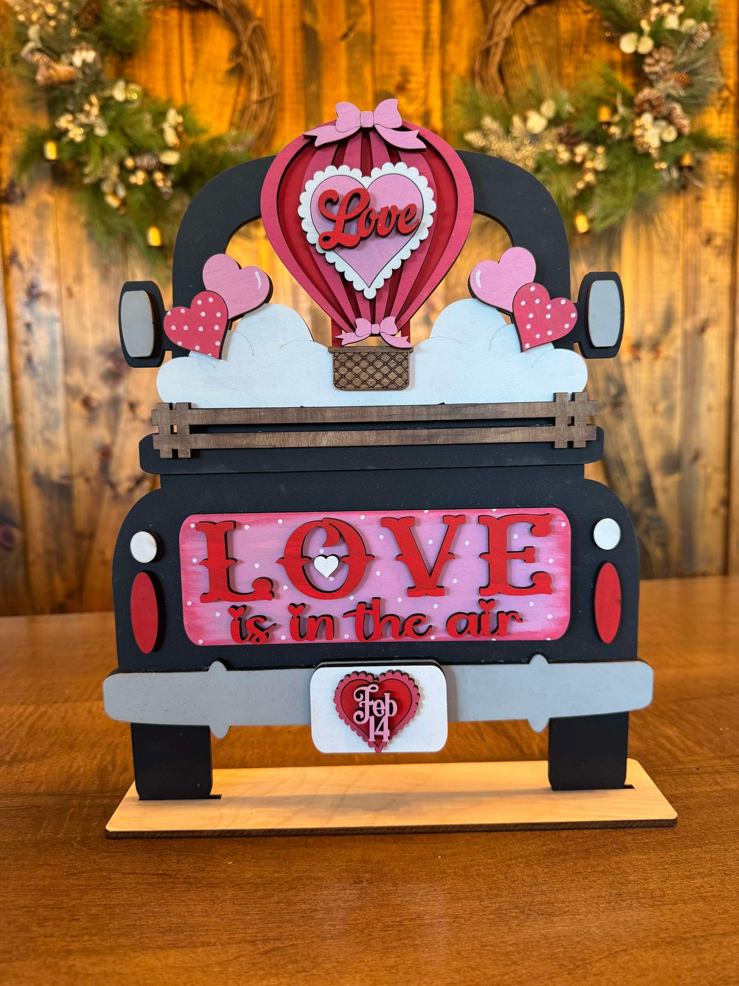 3D Interchangeable Seasonal Truck with stand INSERTS ONLY