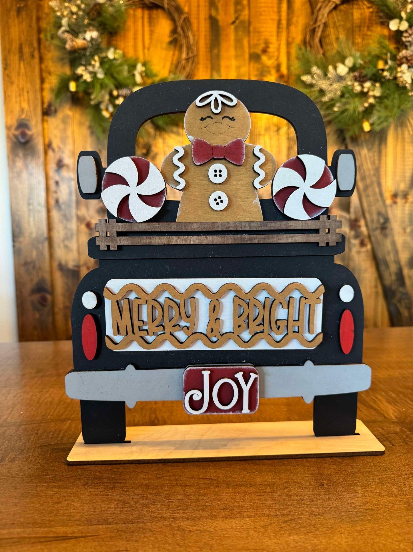 3D Interchangeable Seasonal Truck with stand INSERTS ONLY