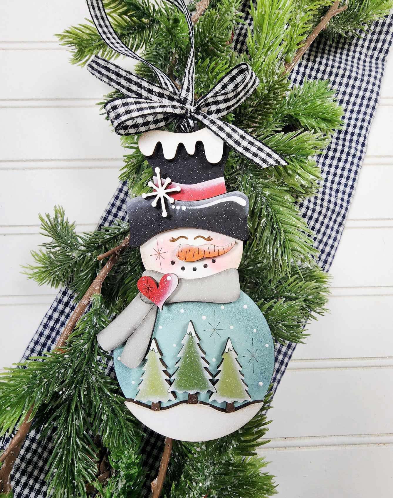 Ornament - Winter Snowman (4 Different Styles)