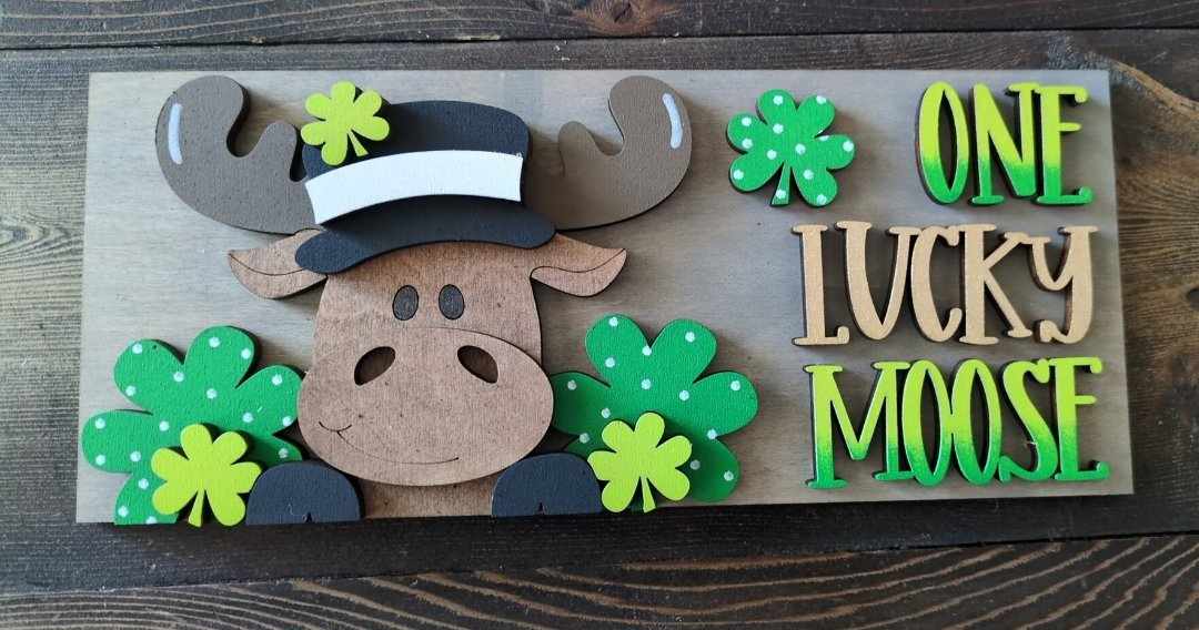 3D Interchangeable Rectangle INSERTS ONLY - St Patrick's Day
