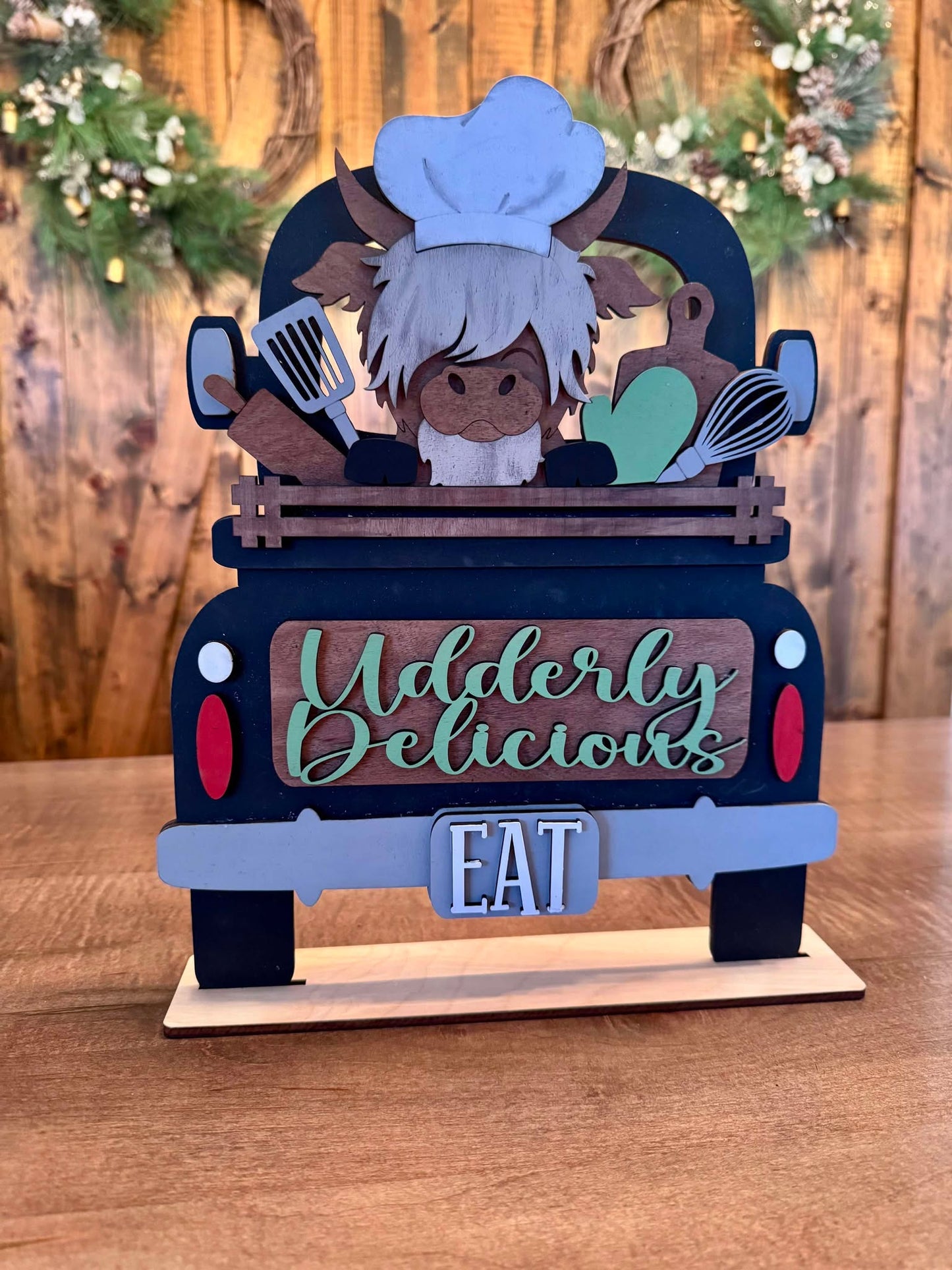 3D Interchangeable Seasonal Truck with stand INSERTS ONLY