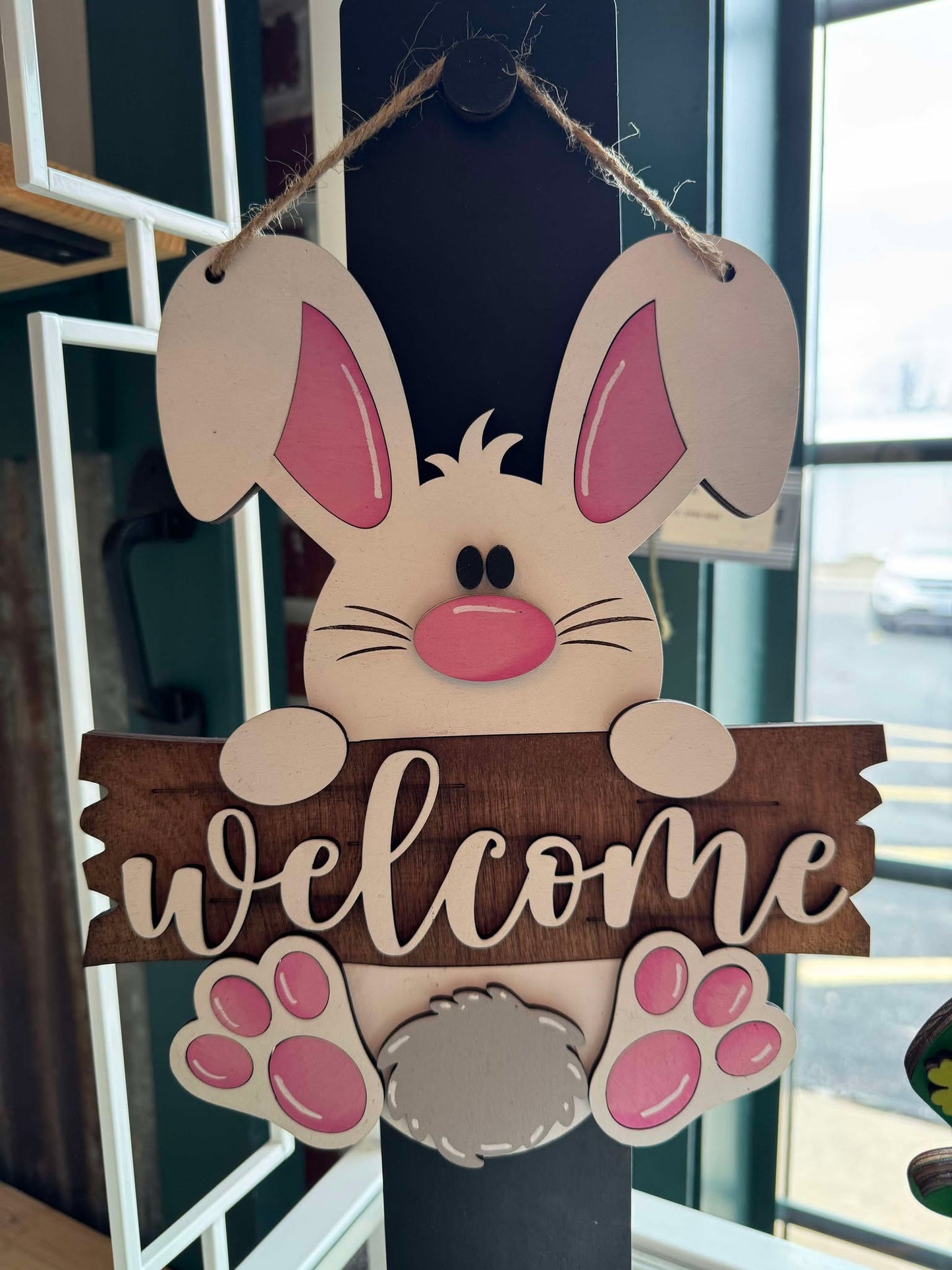 3D Mini hanger - Welcome Bunny