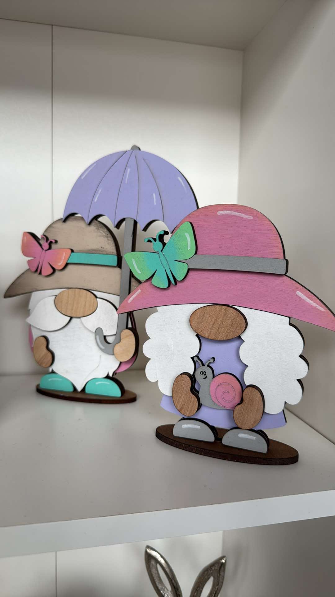 3D Spring Flower Standing Small Gnomes