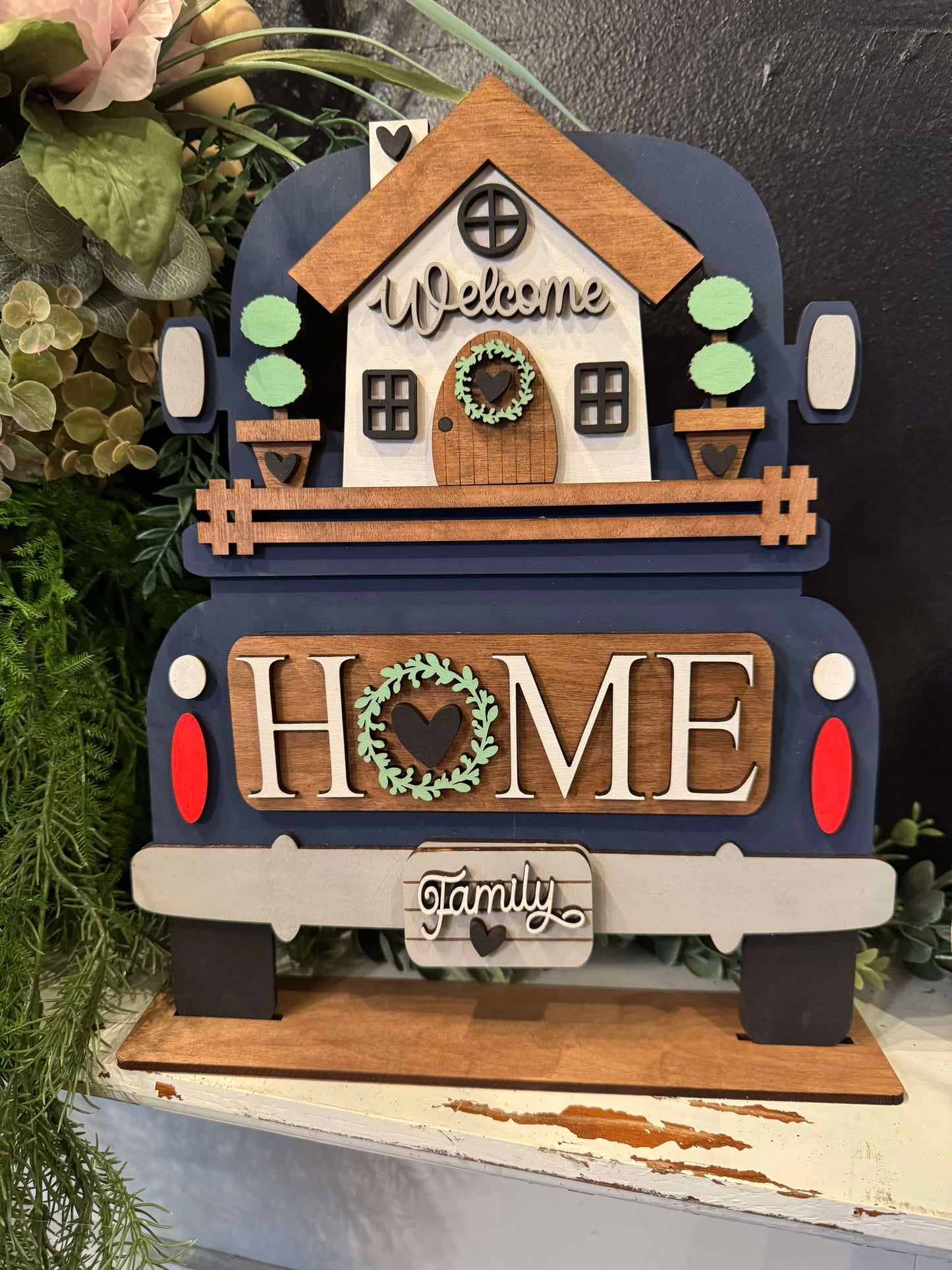 3D Interchangeable Seasonal Truck with stand INSERTS ONLY