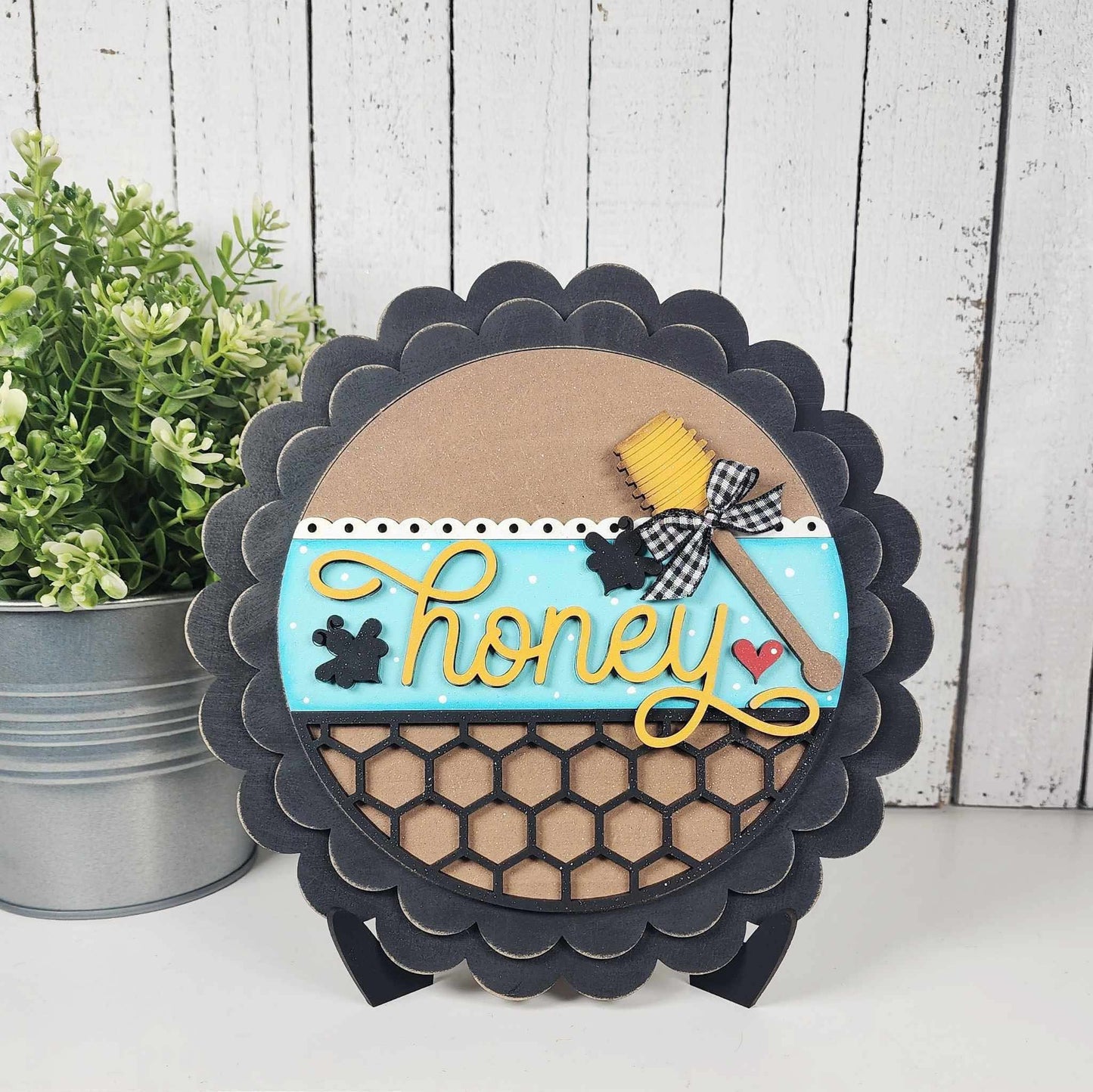 3D Interchangeable Scalloped Circle BASE ONLY