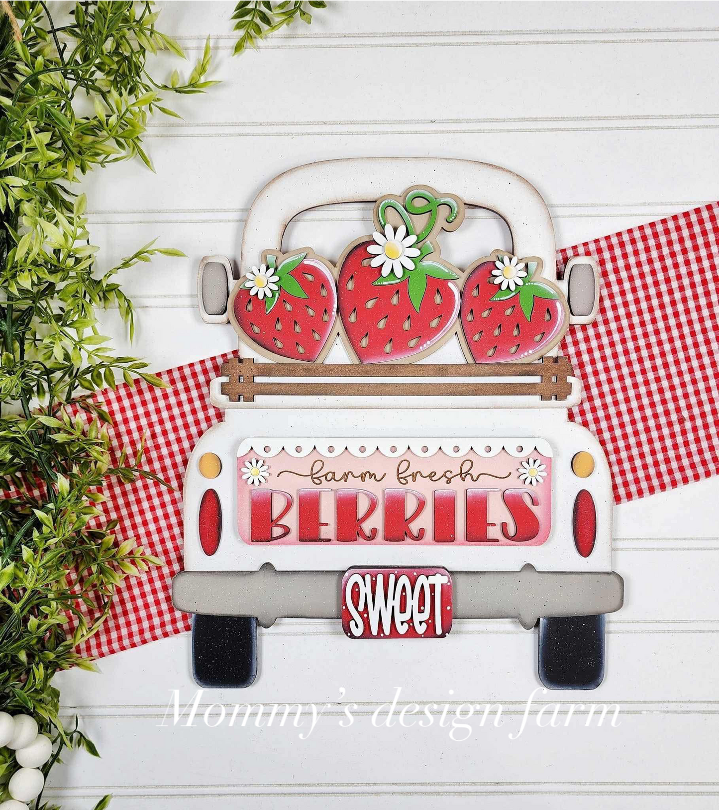 3D Interchangeable Seasonal Truck with stand INSERTS ONLY