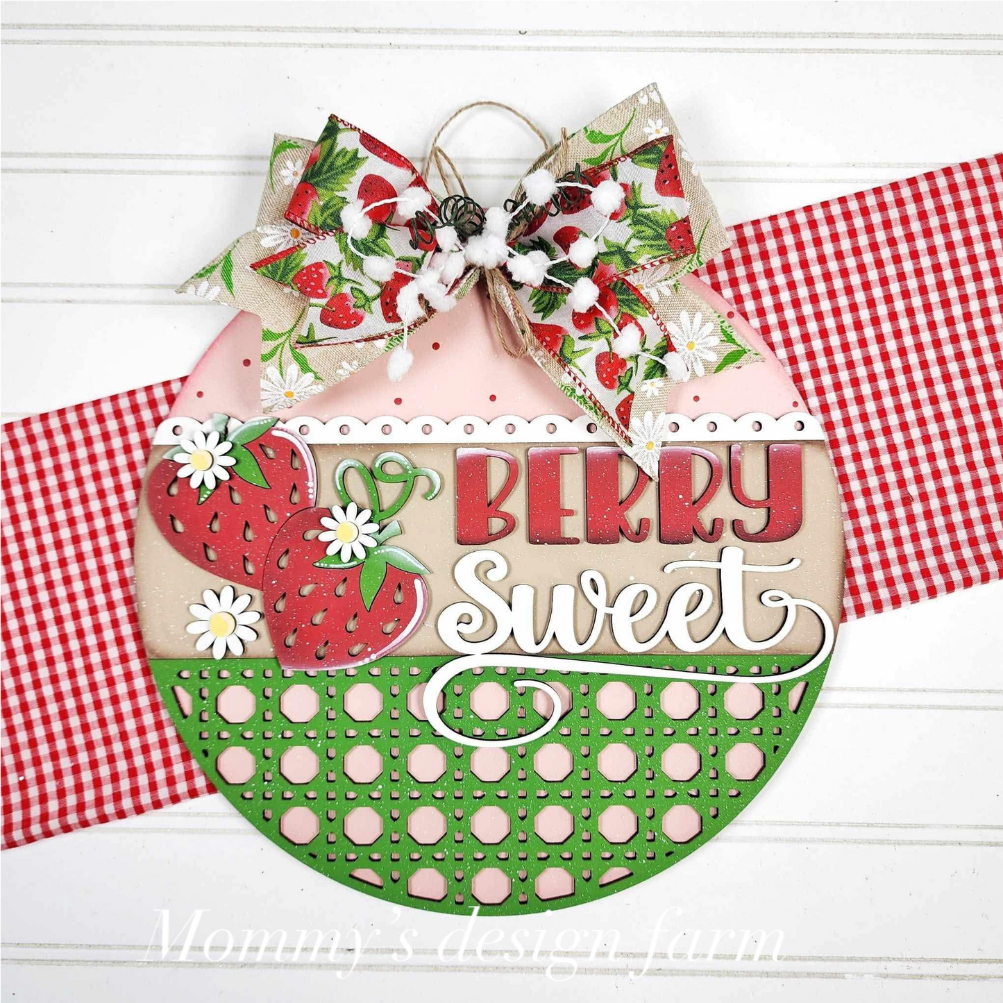 3D Door hanger Berry Sweet