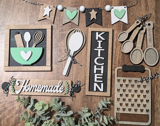 3D Tiered Tray Decor - Kitchen