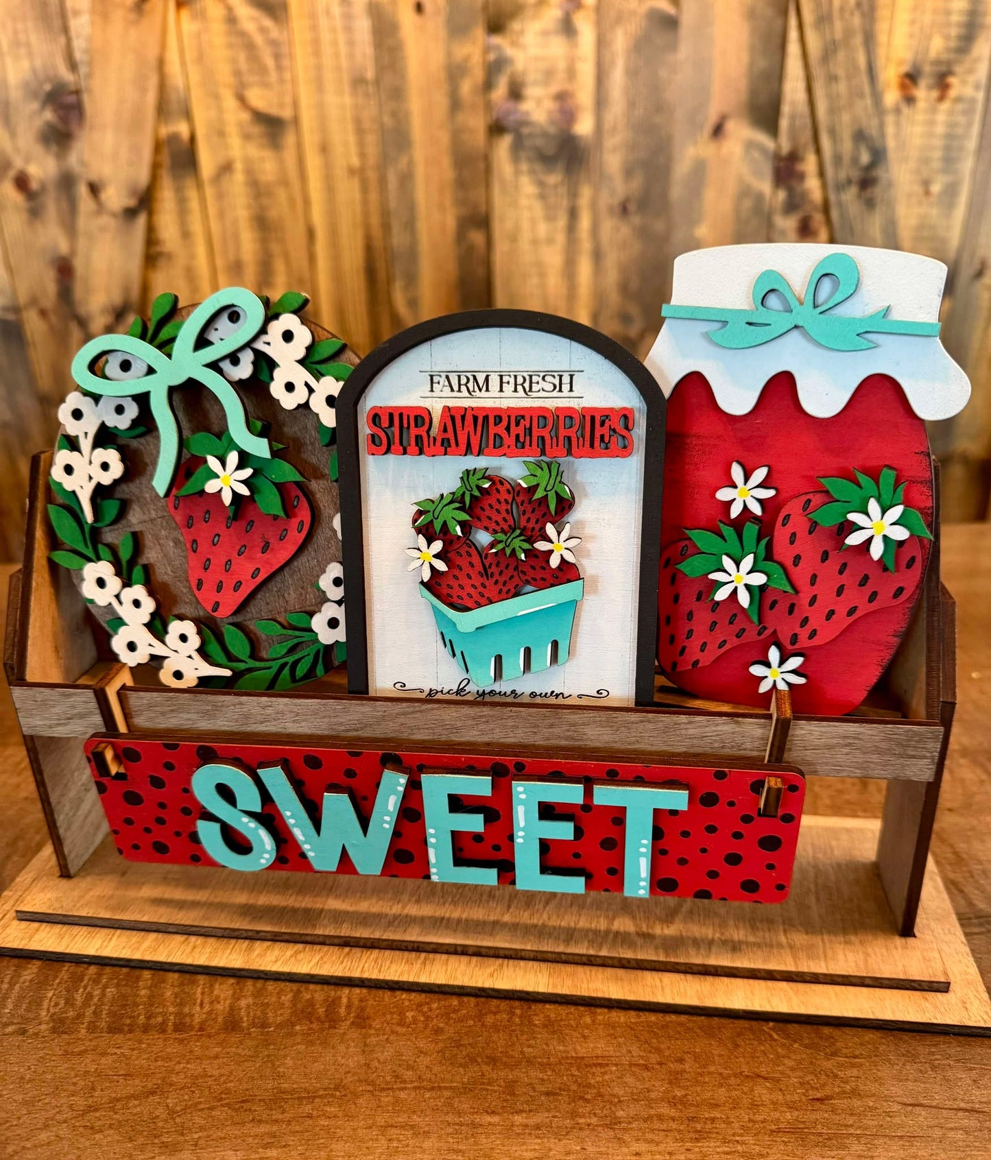 3D Interchangeable Seasonal Truck with stand INSERTS ONLY