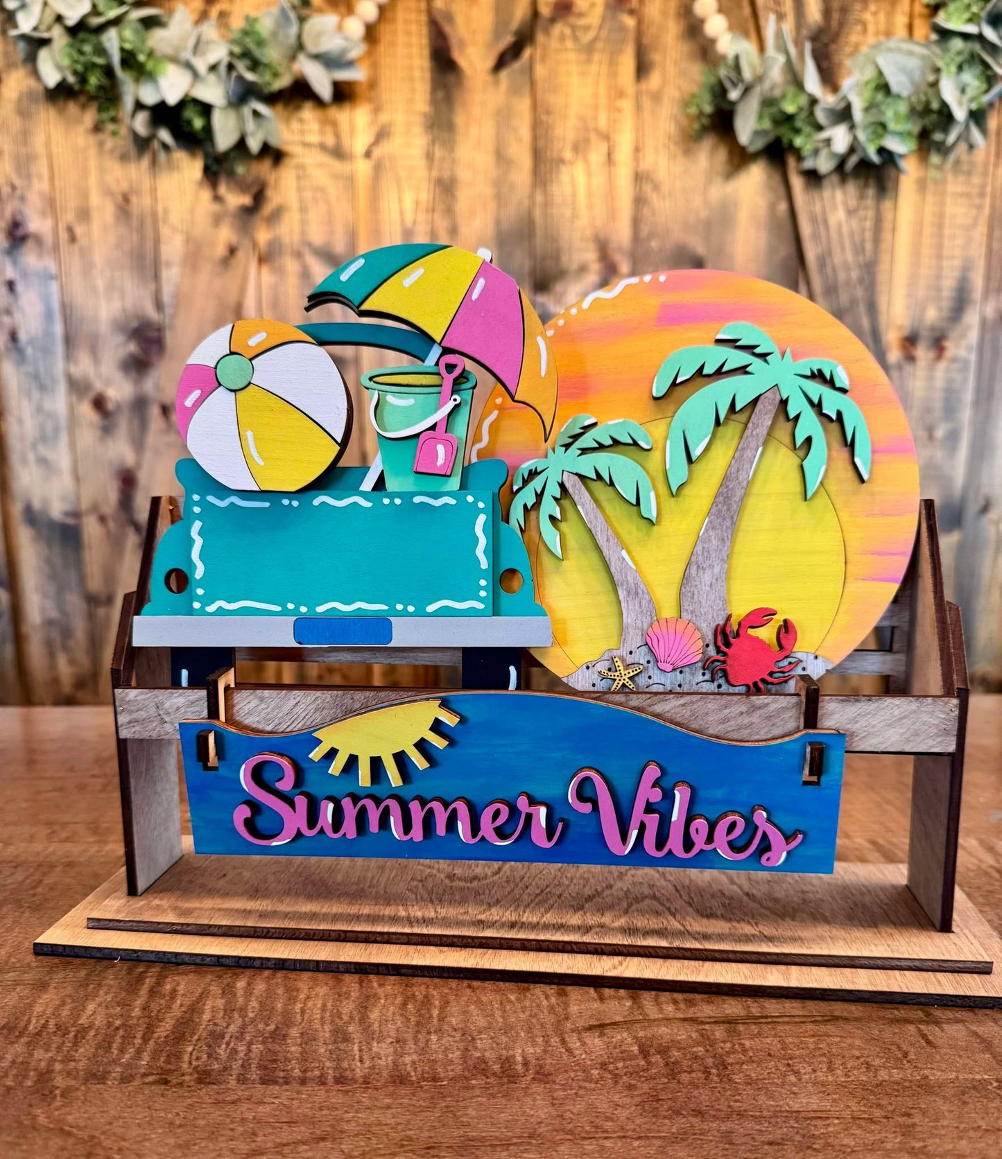 3D Interchangeable Seasonal Truck with stand INSERTS ONLY