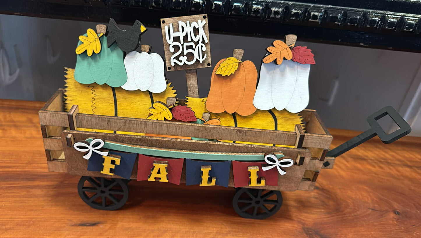 3d Interchangeable Wagon INSERTS - Fall & Halloween