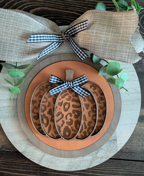 3D Interchangeable Round INSERTS - Fall & Halloween