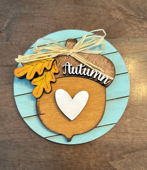 3D Interchangeable Round INSERTS - Fall & Halloween