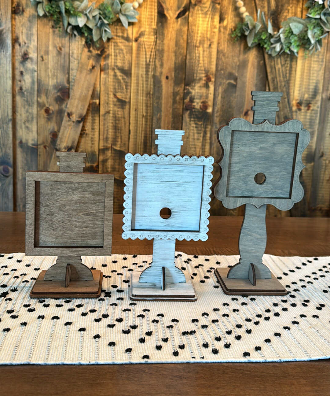 3D Interchangeable Fancy Frame Square BASE ONLY