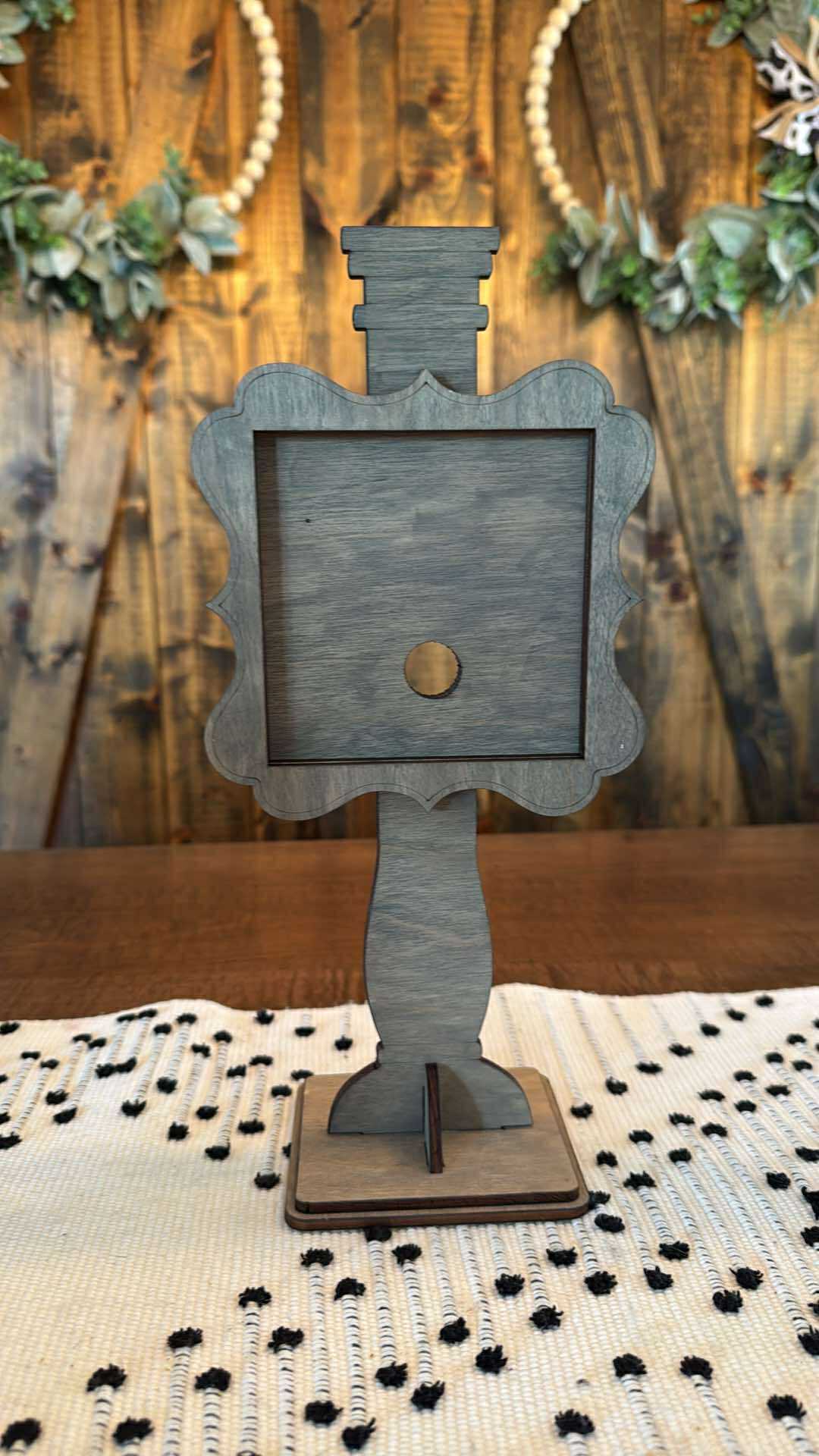 3D Interchangeable Fancy Frame Square BASE ONLY