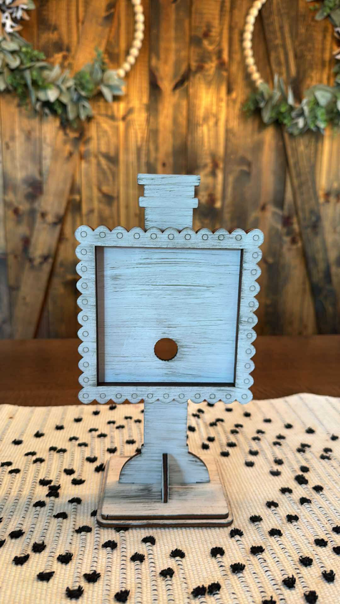 3D Interchangeable Fancy Frame Square BASE ONLY