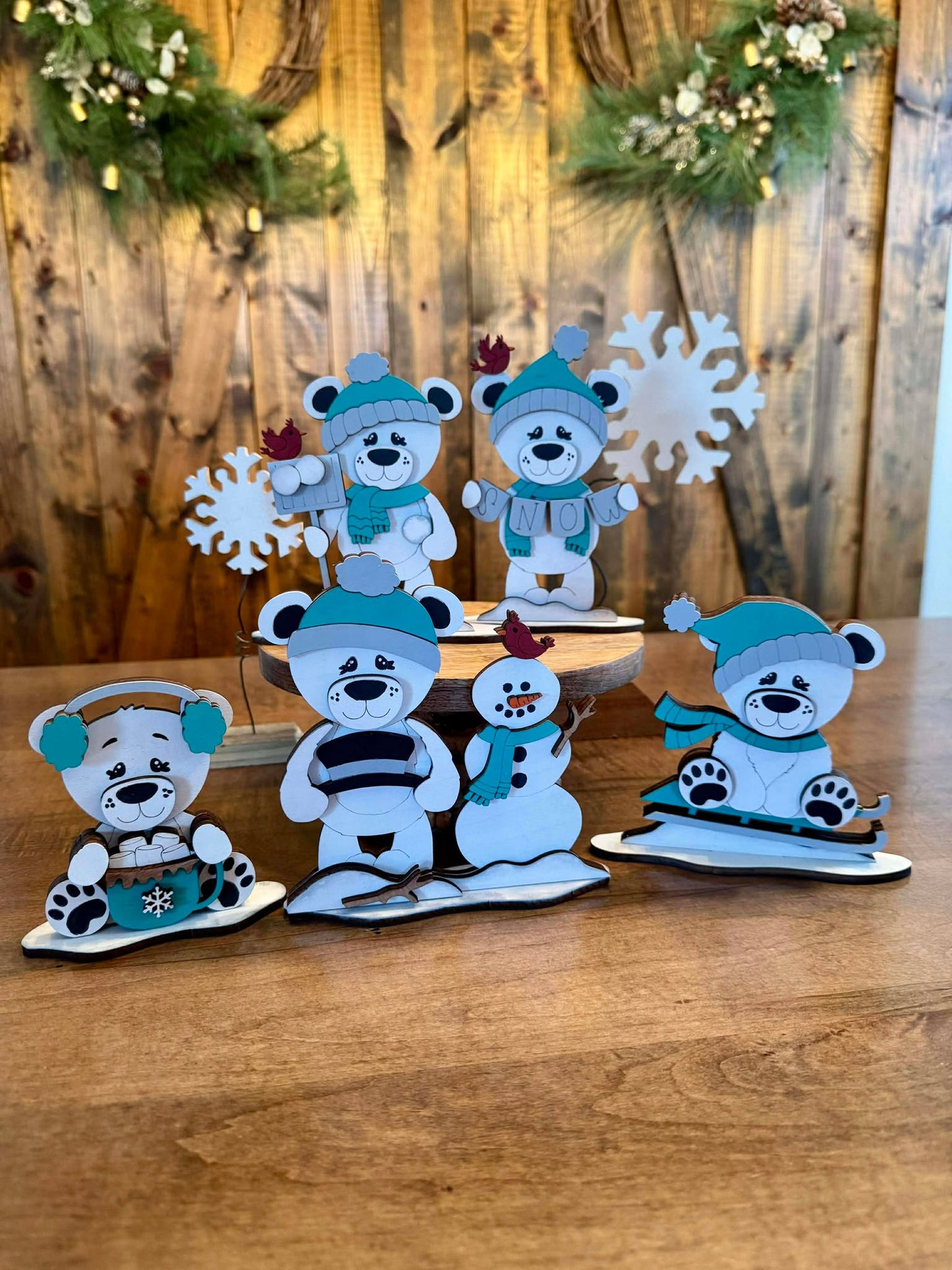 3D Standing Christmas Bears (Copy)