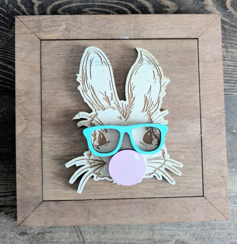 3D Interchangeable Square INSERTS - Easter and Spring