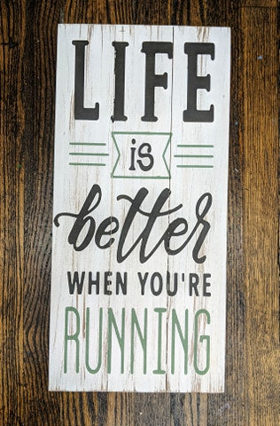 Life is better when you're Running