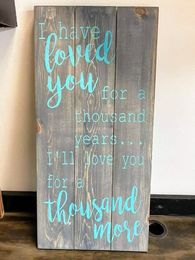 I have loved you for a thousand years