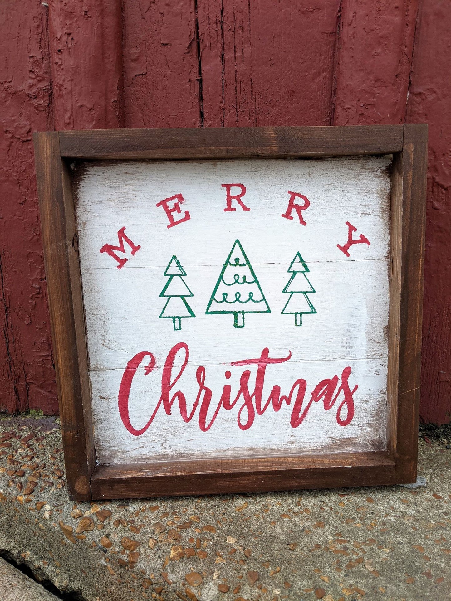 Merry Christmas with trees