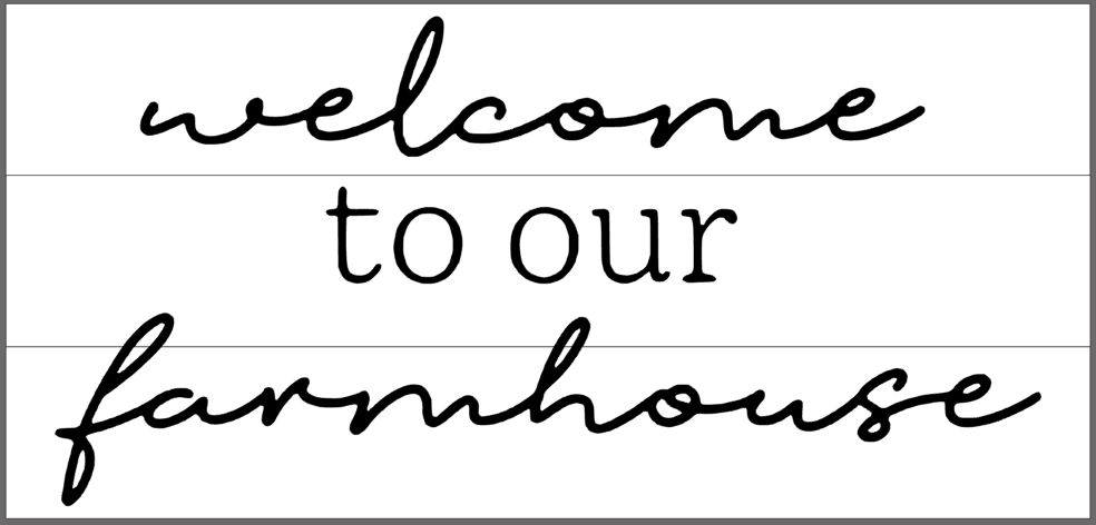 Welcome to our farmhouse