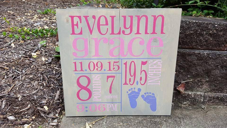 Baby name date time pounds inches