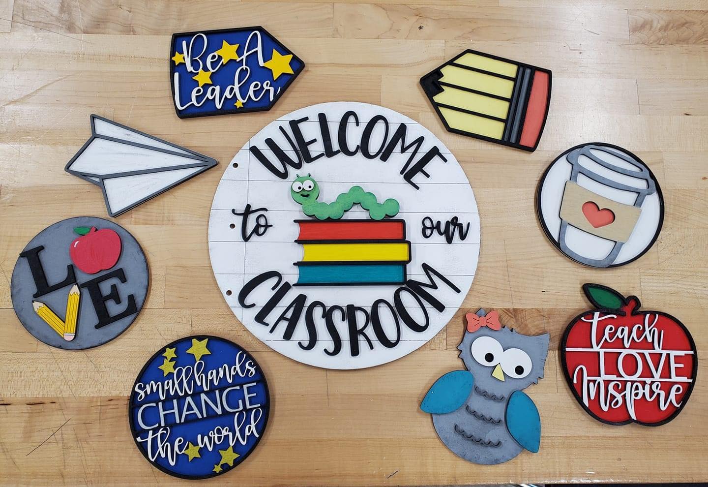 3D Door Round- Welcome to our Classroom