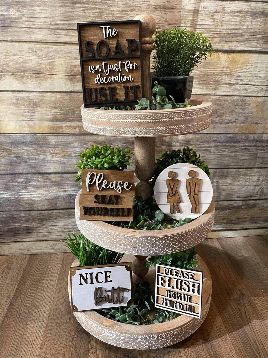 3D Tiered Tray Decor - Fishing – Mommy's Design Farm