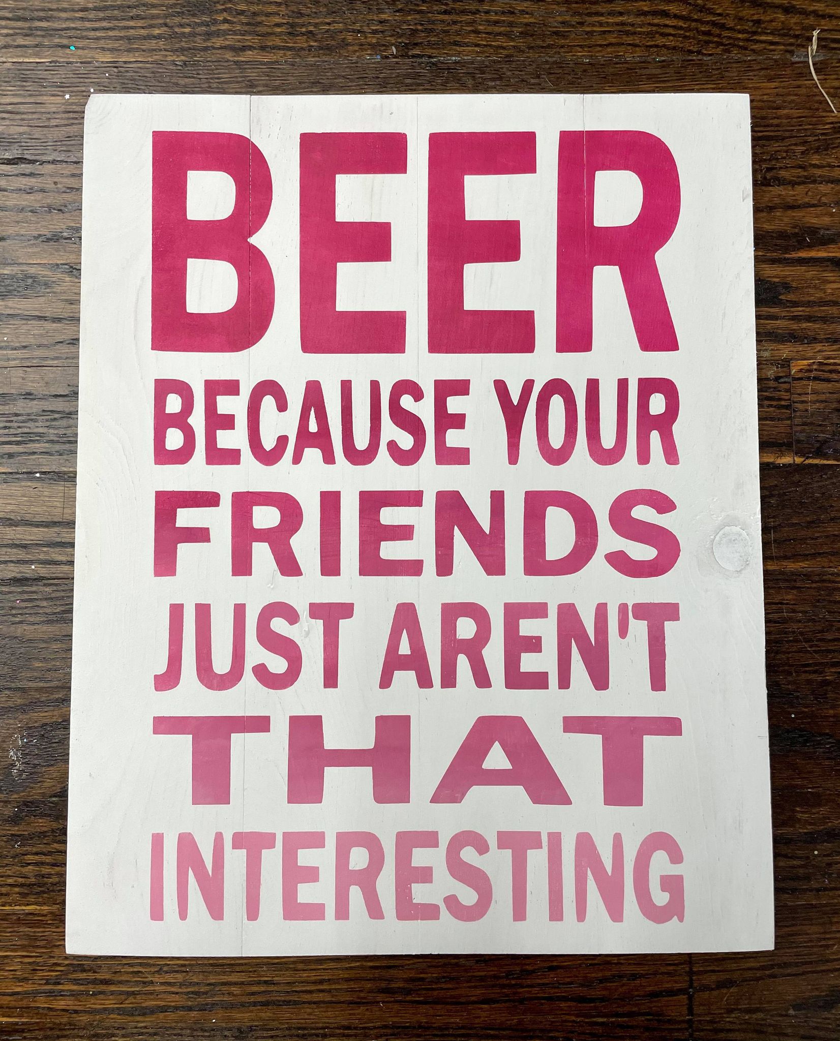 Moritz Targa in metallo con scritta in lingua inglese Drink Beer Friends Bier Friends 20 x 25 cm Moritz Targa in metallo con scritta in lingua inglese Drink Beer Friends Bier Friends 20 x 25 cm