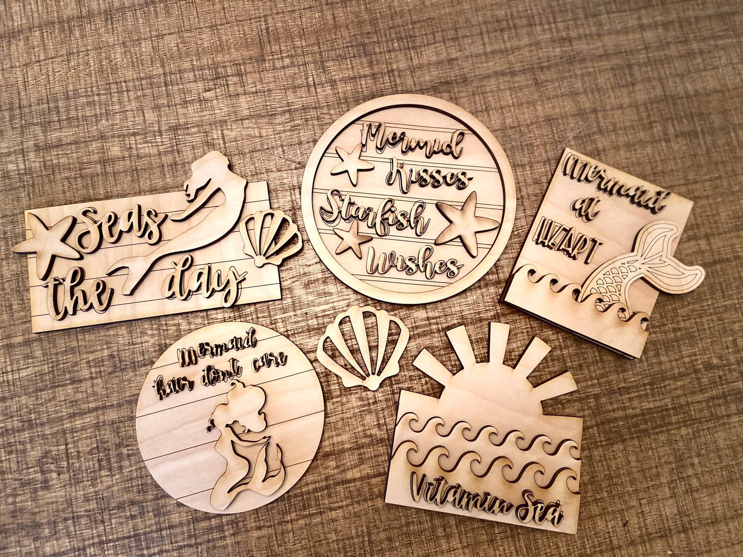 3D Tiered Tray Decor - Mermaid