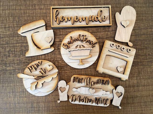 3D Tiered Tray Decor - Baking