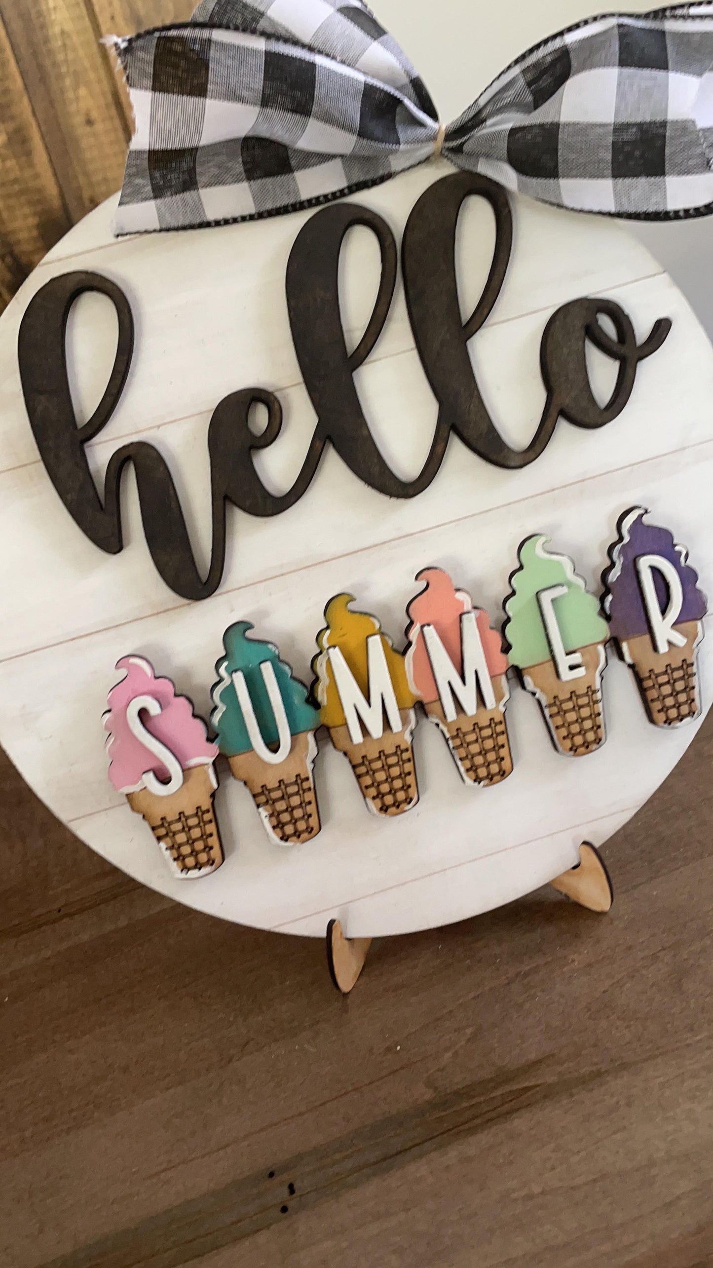 3D Interchangeable Hello Seasonal Round BASE