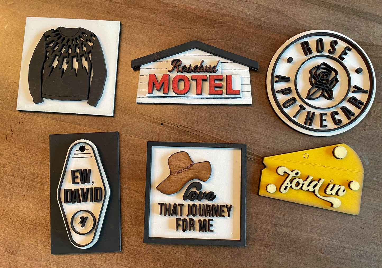 3D Tiered Tray Decor - Shitts Creek