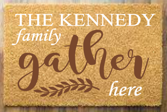 The (last name) gather here (kenndy shown)