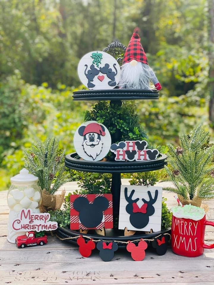 3D Tiered Tray Decor - Diz Christmas