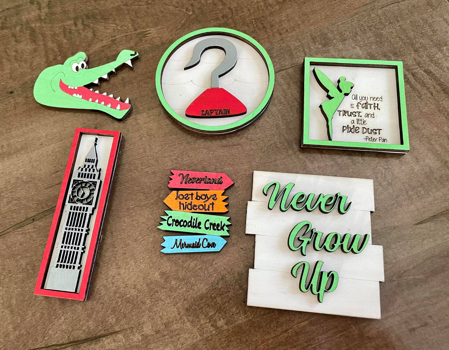 3D Tiered Tray Decor - Peter Pan