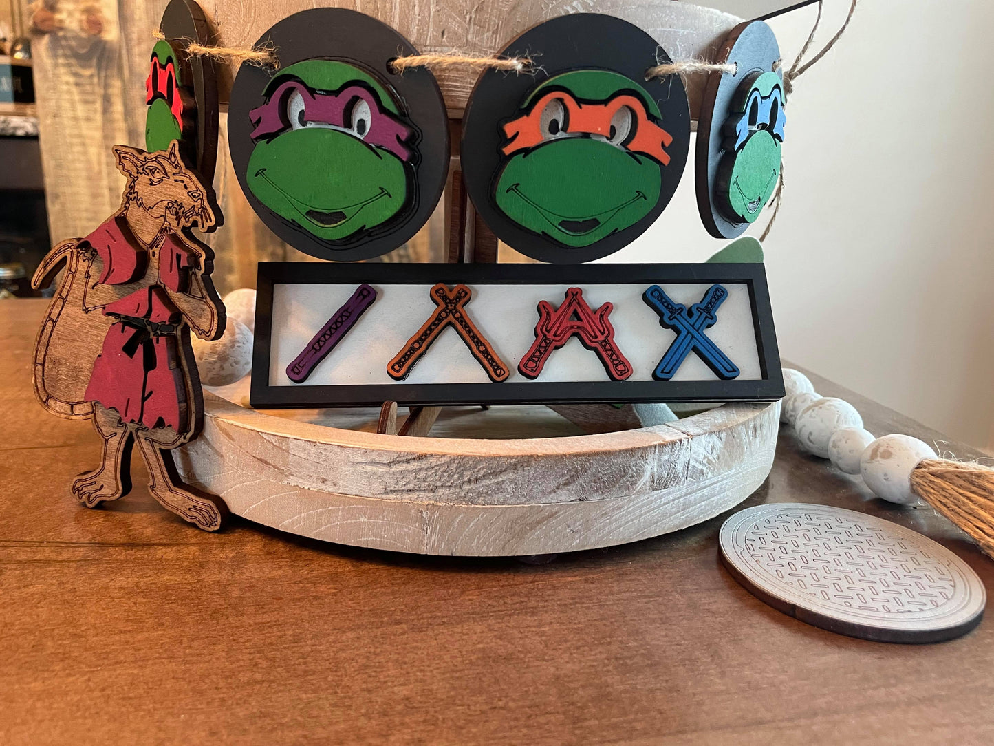 3D Tiered Tray Decor - TMNT