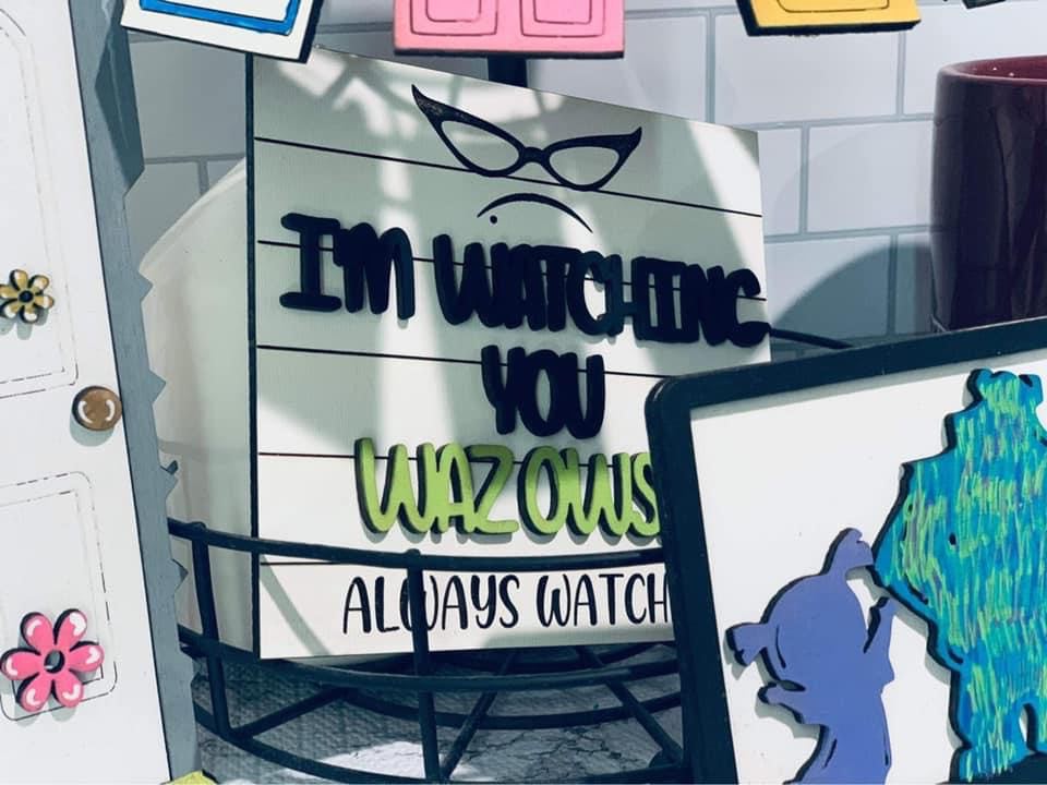 3D Tiered Tray Decor - Monsters Inc