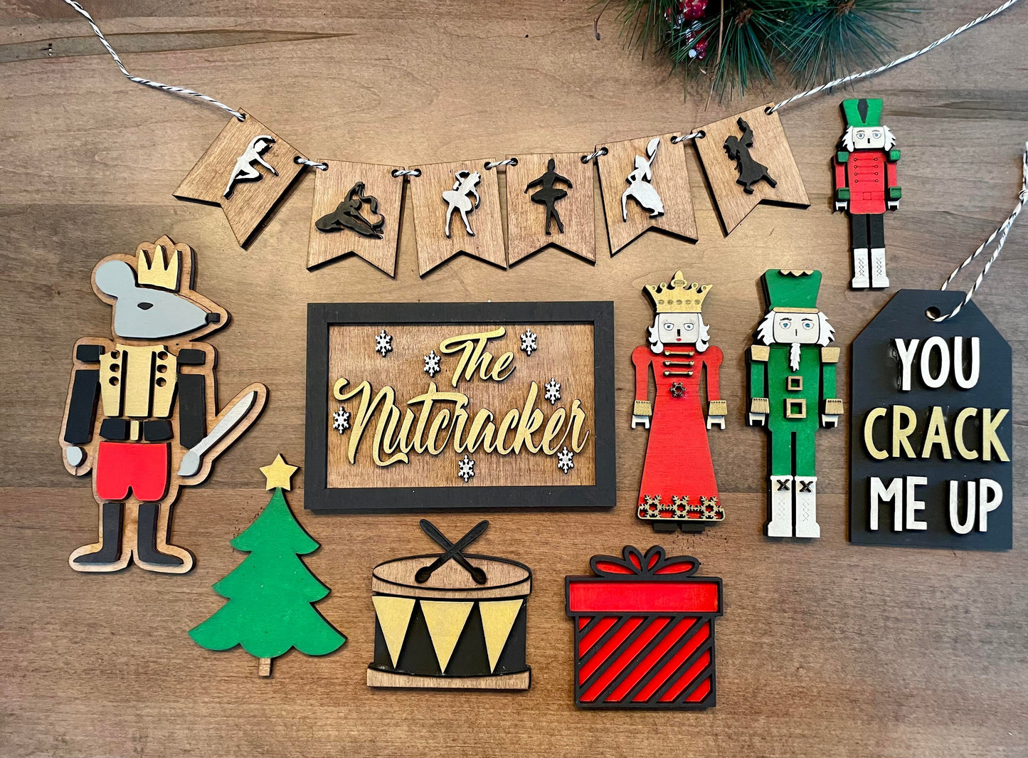 3D Tiered Tray Decor - Nutcracker