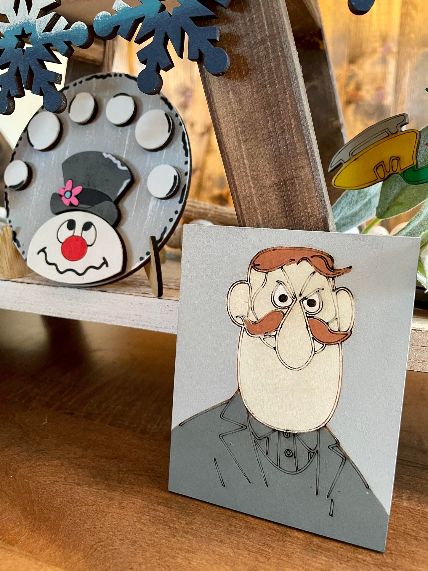 3D Tiered Tray Decor - Frosty