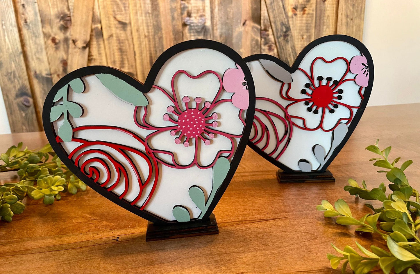 3D Decorative Standing Heart - Large