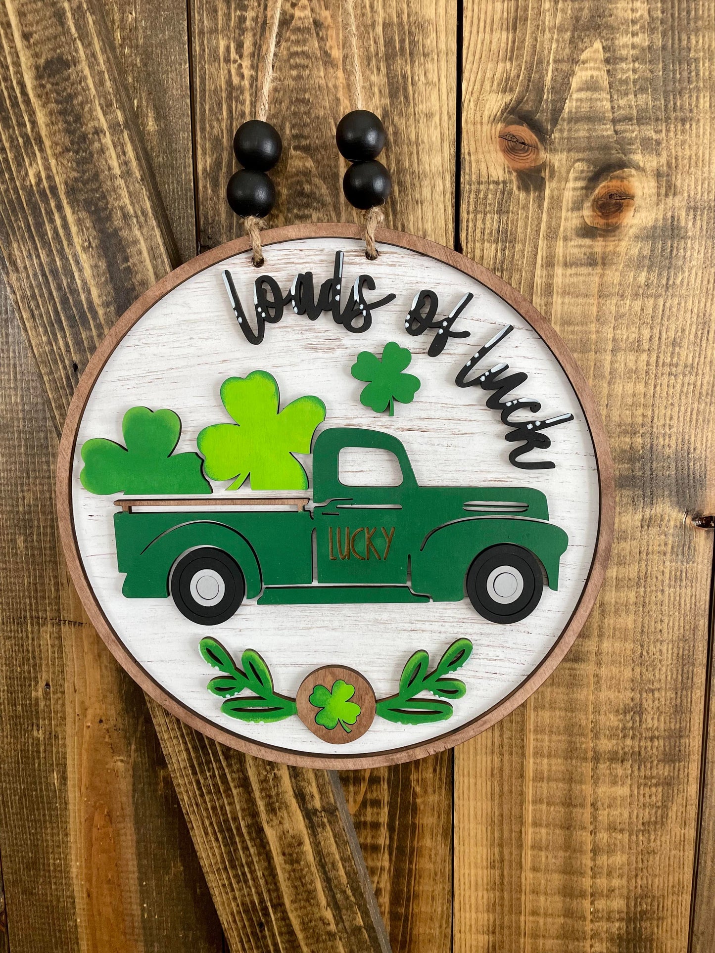 3D Door hanger Loads of luck truck