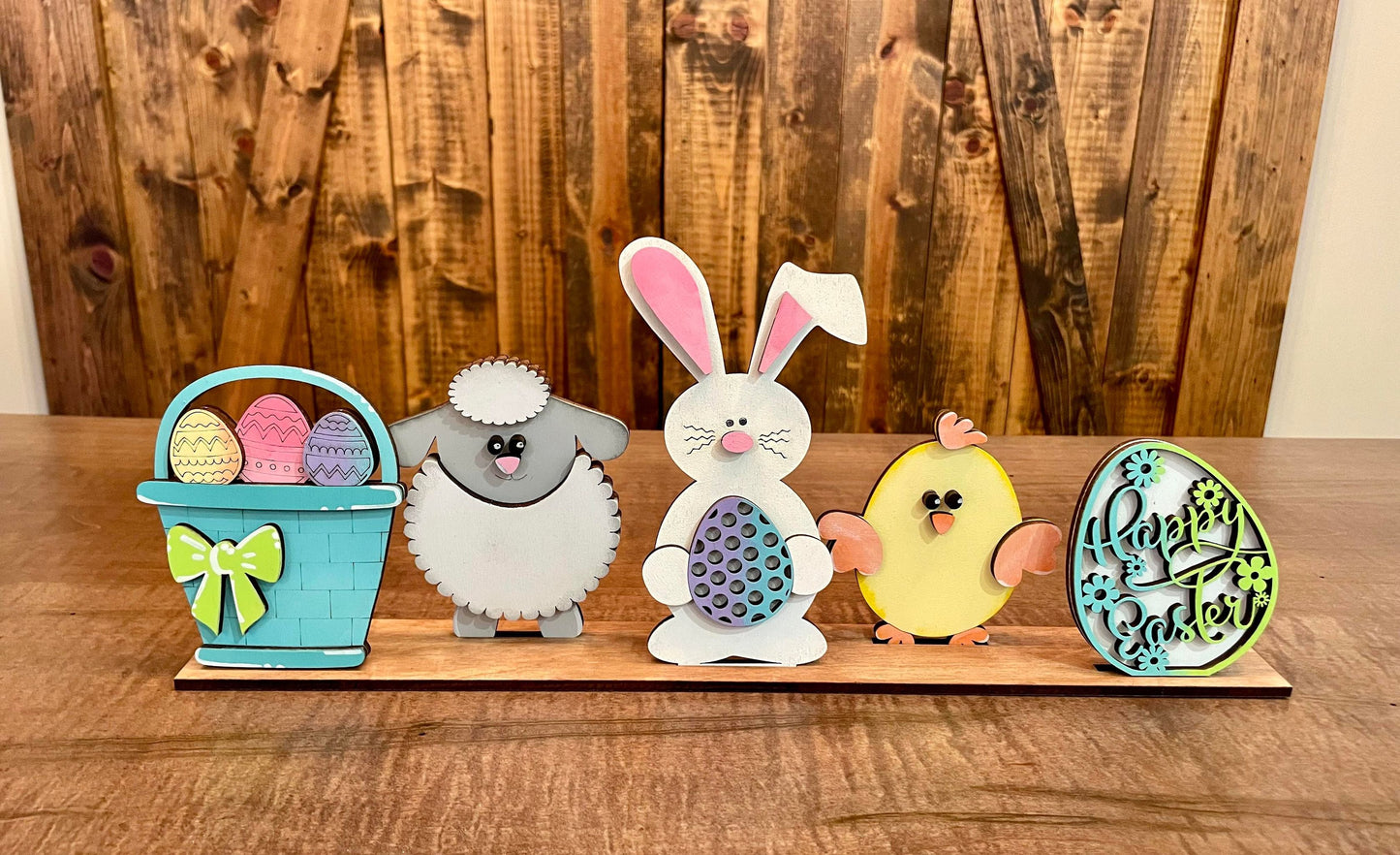 3D Standing Easter Animal Display