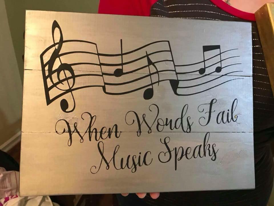 When words fail music speaks
