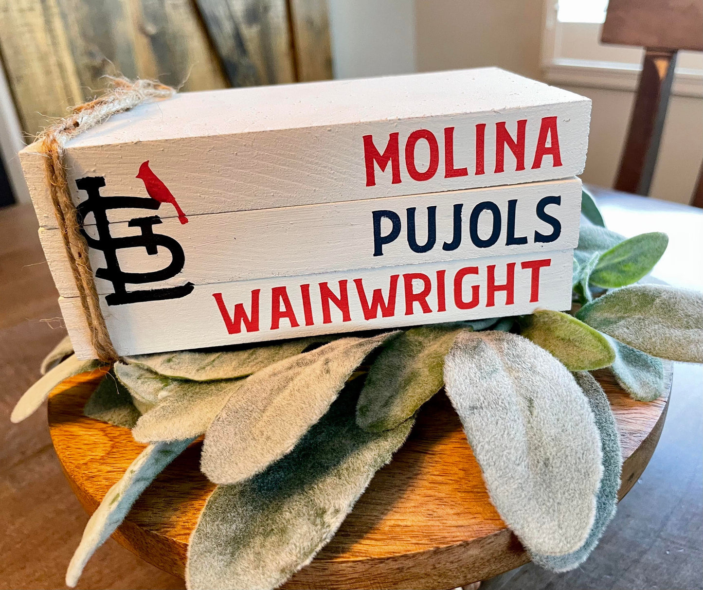 Tiered Tray Mini Book Stack - Final Ride - Cardinals