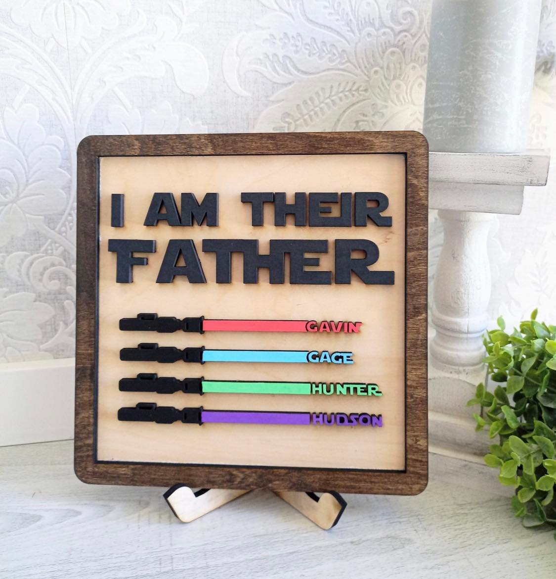 3D I am their Father with names