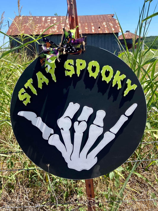 3D Door hanger - Stay spooky